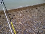 Water Beach Natural environment Street light Slope